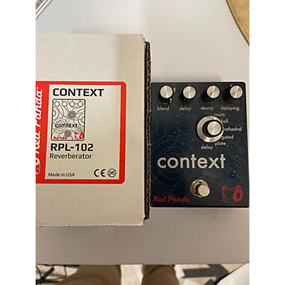 Used Red Panda Context Reverb V1 Effect Pedal