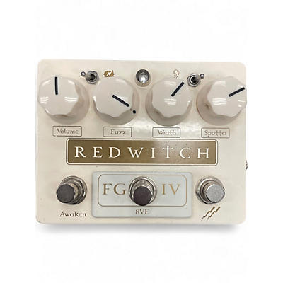Used Red Witch Fuzz God IV Effect Pedal