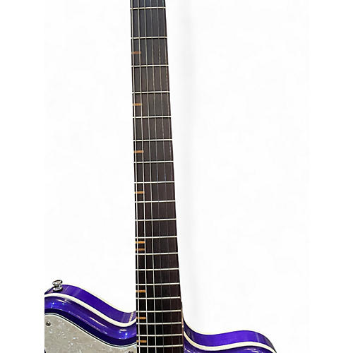 Used Redeemed Guitars Deville Purple Solid Body Electric Guitar Purple