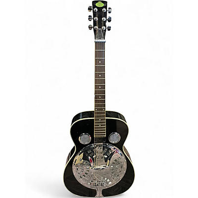Used Regal DOBRO Black Resonator Guitar