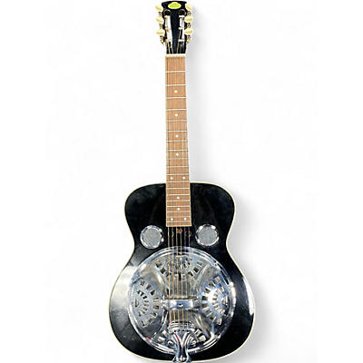 Used Regal DOBRO Black Resonator Guitar