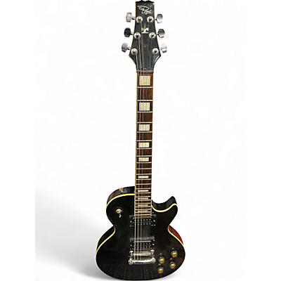 Used Regal LP Black Solid Body Electric Guitar