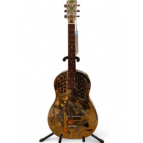 Used Regal RC-51 Chrome Resonator Guitar Chrome