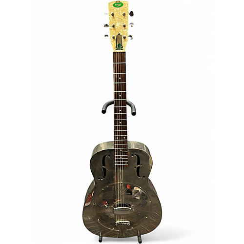 Used Regal RC2 Silver Resonator Guitar Silver