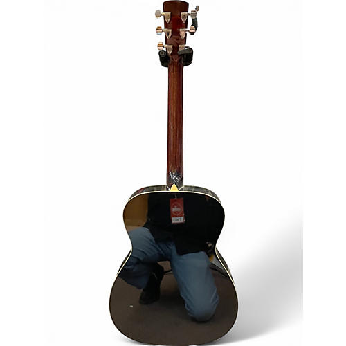 Used Regal RD40 Black Resonator Guitar Black