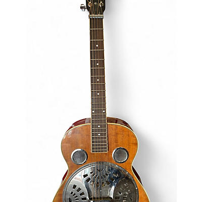 Used Regal RD40 Round Neck Natural Resonator Guitar