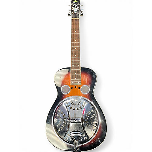 Used Regal RD40 Square Neck Vintage Sunburst Resonator Guitar Vintage Sunburst