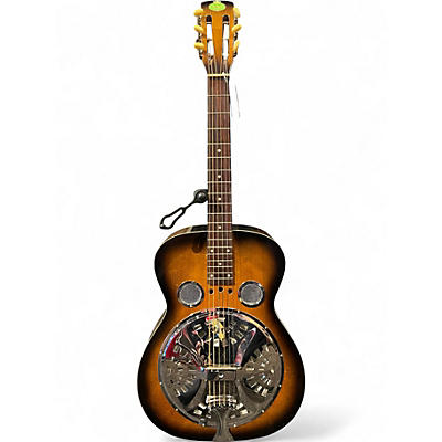 Used Regal RD40CHS Square Neck Studio 2 Color Sunburst Resonator Guitar