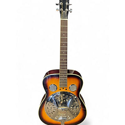 Used Regal RD40CHS Square Neck Studio 2 Color Sunburst Resonator Guitar