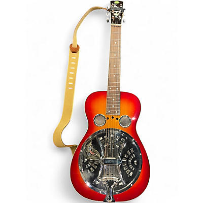 Used Regal RD40CHS Square Neck Studio 2 Color Sunburst Resonator Guitar