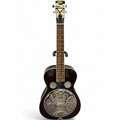 Used Regal RD52 Lightning Square Neck Walnut Resonator Guitar