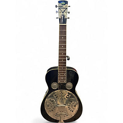 Used Regal RESONATOR Black Resonator Guitar