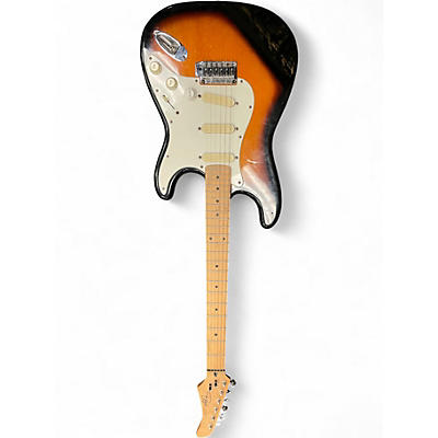 Used Regal S Style Sunburst Solid Body Electric Guitar