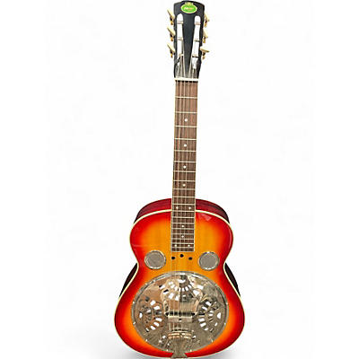 Used Regal Square Neck Studio Dobro cherry burst Resonator Guitar