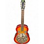 Used Regal Square Neck Studio Dobro cherry burst Resonator Guitar cherry burst