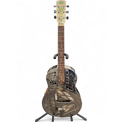 Used Regal rc-51 Silver Resonator Guitar