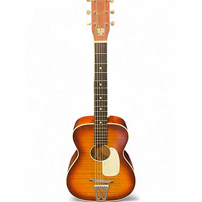 Used Regal uni-bar acoustic Vintage Natural Acoustic Guitar