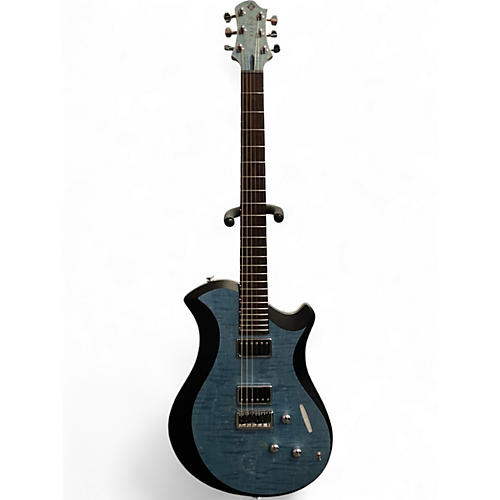 Used Relish Guitars Mary One Blue and Black Solid Body Electric Guitar Blue and Black