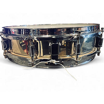 Used Remo 14X4.5 QUADRA PICCOLO SNARE  GOLD  Drum