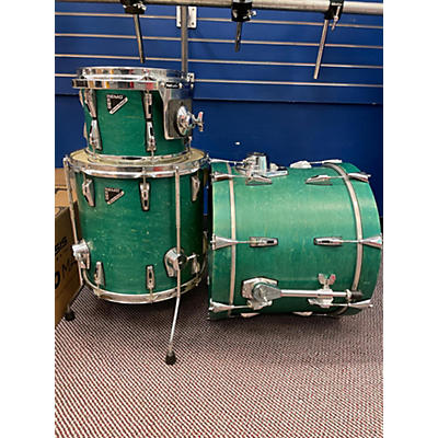 Remo Used Remo 3 piece Master Touch Teal Drum Kit