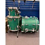 Used Remo Used Remo 3 piece Master Touch Teal Drum Kit Teal