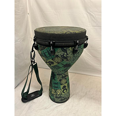 Remo Used Remo DJEMBE GREEN KINTE Djembe