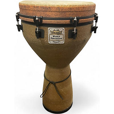 Used Remo Mondo Design Series Earth Djembe  25x14 Djembe