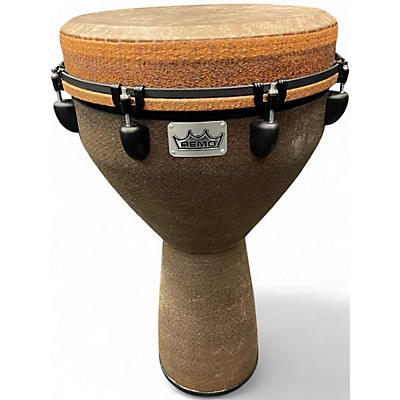 Used Remo Mondo Designer Series Key-Tuned Djembe Earth Djembe