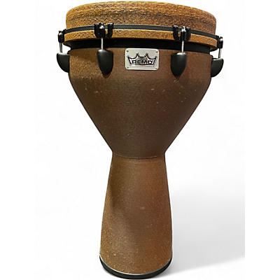 Used Remo Mondo Key Tuned Djembe - Earth Finish with gig bag Djembe