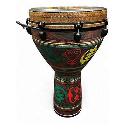 Used Remo Mondo Key tuned Adinkra Djembe