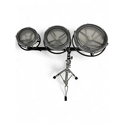 Used Remo Multiple ROTOTOMS BLACK Roto Toms