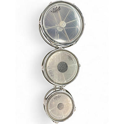 Used Remo Multiple Rototom Silver Roto Toms