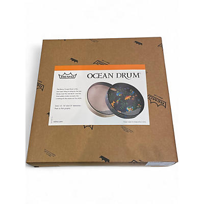 Used Remo Remo Ocean Drum Clear 12, 16, 22 In Hand Drum