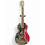 Used Republic Nickel Plated Parlor Rocket Nickel Silver Acoustic Guitar Nickel Silver