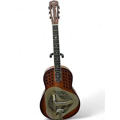 Used Republic TRICONE RESONATOR WOOD Vintage Natural Acoustic Guitar