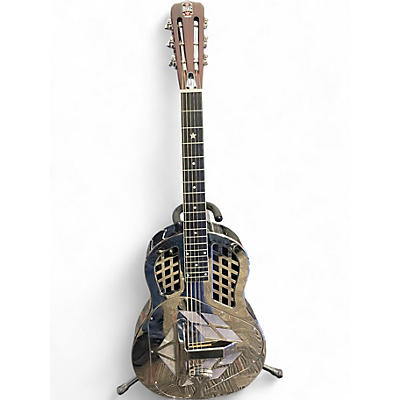 Used Republic Tricone Classic Round Neck Chrome Resonator Guitar
