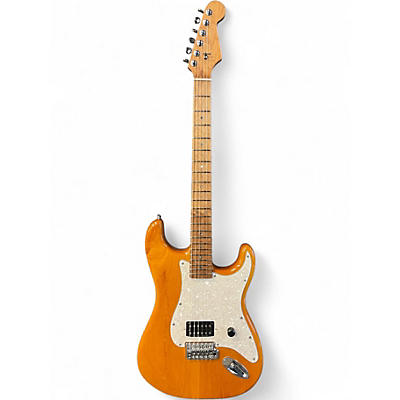 Used Reuter Guitars Alder Strat Trans Amber Solid Body Electric Guitar