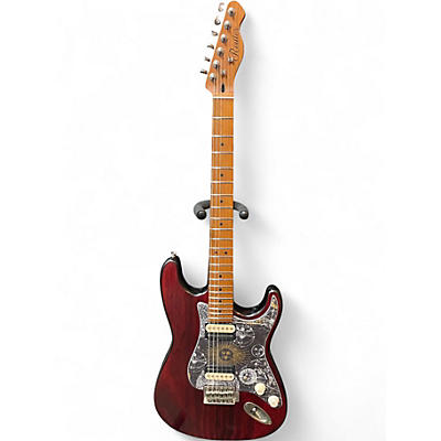 Used Reuter Guitars Relic S Type Guitar Aged Crimson Solid Body Electric Guitar