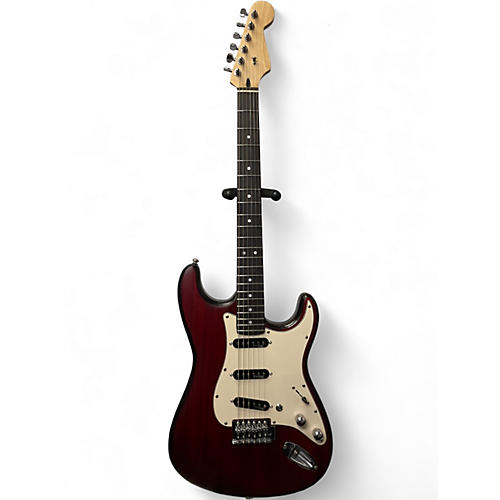 Used Reuter Guitars Strat Style Oxblood Solid Body Electric Guitar Oxblood