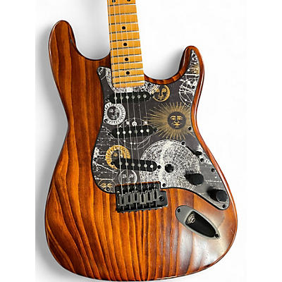 Used Reuter Guitars Stratocaster natural brown Solid Body Electric Guitar