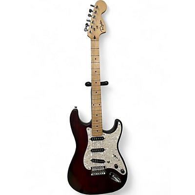 Used Reuter Guitars Vintage Vibe S Style Wine Red Burst Solid Body Electric Guitar