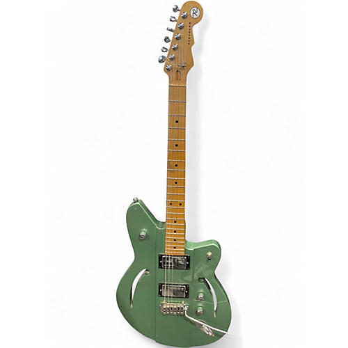 Used Reverend AIR SONIC W Metallic Green Solid Body Electric Guitar Metallic Green