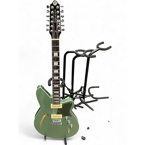 Used Reverend AIRWAVE 12 METALLIC ALPINE Solid Body Electric Guitar METALLIC ALPINE