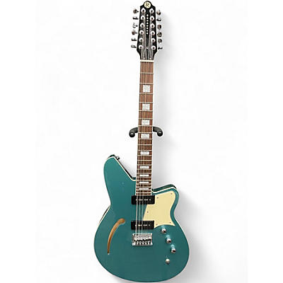 Used Reverend AIRWAVE 12 TEAL Hollow Body Electric Guitar