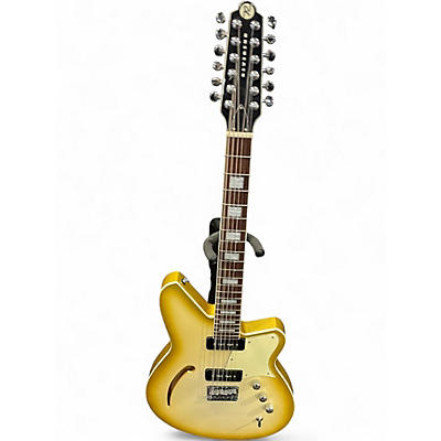 Used Reverend AIRWAVE GOLD FADE Hollow Body Electric Guitar