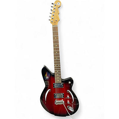 Used Reverend Airsonic RA Metallic Red  Hollow Body Electric Guitar