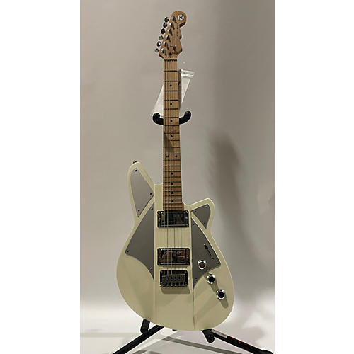 Reverend Used Reverend Bc-1 Satin Pearl White Solid Body Electric Guitar satin pearl white