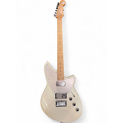 Used Reverend Billy Corgan Signature Drop Z White Solid Body Electric Guitar