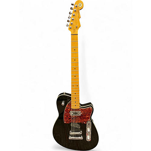 Used Reverend Buckshot Black Solid Body Electric Guitar Black