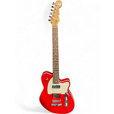 Used Reverend Buckshot Party Red Solid Body Electric Guitar